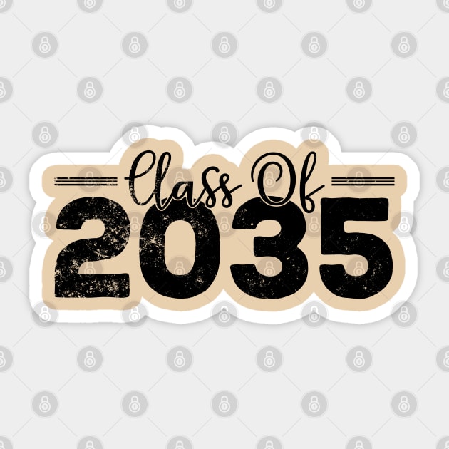 Class of 2035 Graduation Sticker by Teesamd